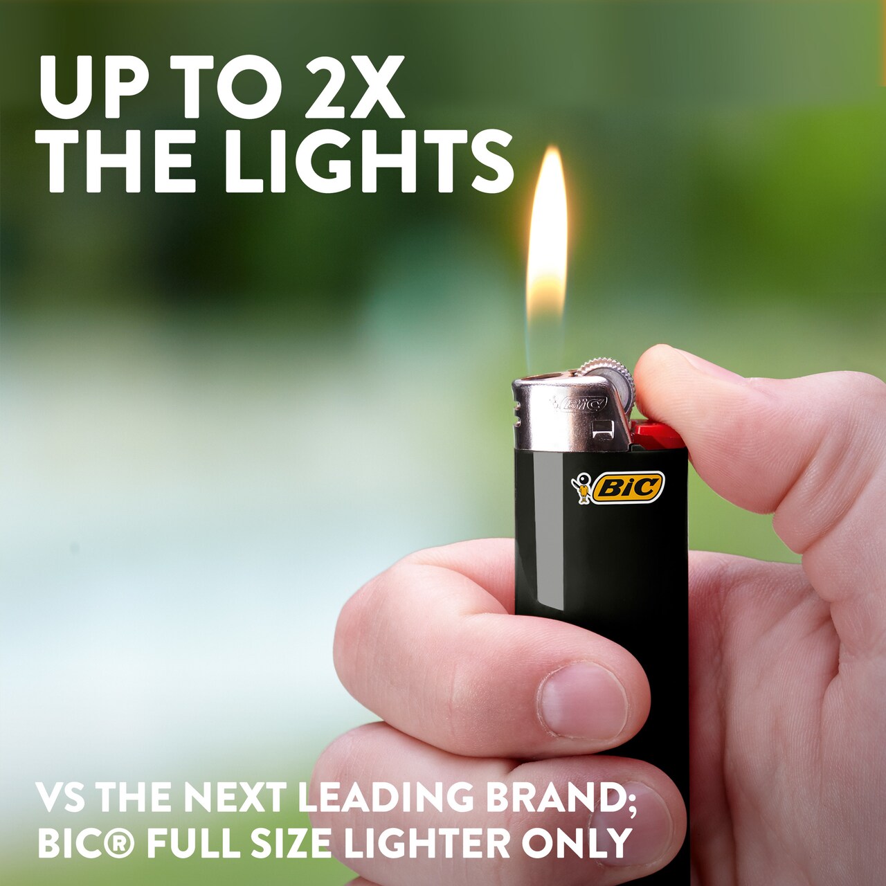 BIC Maxi Pocket Lighter, Special Edition Favorites Collection, Assorted Unique Lighter Designs, 50 Count Tray of Lighters